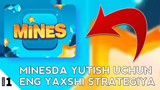 1  MINES TANLANGAN IKKI BAROBAR OSHUVCHI  YUTUQLI STRATEGIYA PUL ISHLASH [upl. by Ettevroc]