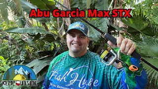 Abu Garcia Max STX Spinning Reel Review  Great Budget Fishing Reel [upl. by Nymrak]