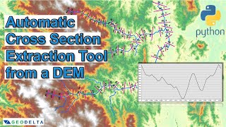 Automate Cross Section Profile Extraction from a DEM using Python Part 1 [upl. by Rafiq]