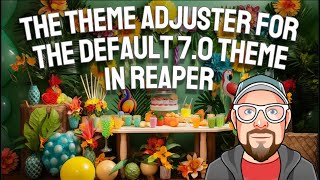 The Theme Adjuster for the Default 70 Theme in REAPER [upl. by Aimac882]