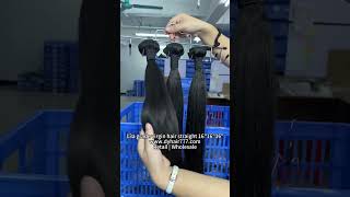 13a grade virgin hair straight bundles 16 1616 inch dyhair777 bundles [upl. by Humpage]