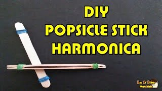 DIY Popsicle Stick Harmonica [upl. by Artinahs467]