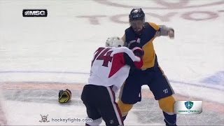 Mark Borowiecki vs Patrick Kaleta Feb 10 2015 [upl. by Niad]