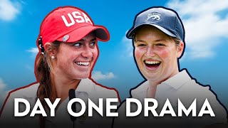 Dramatic comeback at Sunningdale 👏  Curtis Cup 2024 [upl. by Anuahsed]