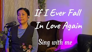 If I Ever Fall In Love Again Karaoke Female part only [upl. by Budd973]