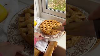 The easiest amp most delicious apple pie recipe🥧🍏 shorts [upl. by Etteluap]