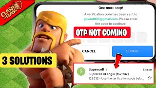 SUPERCELL ID VERIFICATION CODE NOT COMING PROBLEM SOLVED  GMAIL OTP NOT SEND IN COC [upl. by Letch]