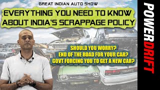 Vehicle Scrappage Policy in India  GIAS  PowerDrift [upl. by Anidnamra]