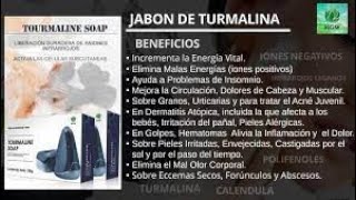 Beneficios JABON DE TURMALINA  Tourmaline soap HGW [upl. by Artied395]