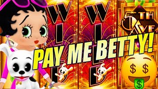 PAY ME BETTY 🤑 BETTY BOOP 5TH AVENUE Slot Machine Bally [upl. by Donalt788]