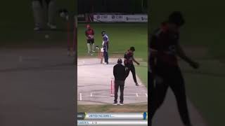 BRILLIANT LEFT ARM FAST BOWLING BY MUNEER cricket rbrcreations bowling fastbowling [upl. by Ellertal]