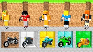 Quem Minerou a Melhor Moto no Minecraft [upl. by Annair]