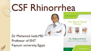 CSF rhinorrhea Professor Dr Qotb [upl. by Afira]