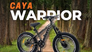 CAYA WARRIOR Review ARMY GREEN 20T Fat Tyre Cycle  Best Kids Range Bike  Caya Cycles [upl. by Raffaj]