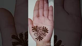 flower mehndi design youtubeshorts ytshorts mehndi shorts [upl. by Deden]