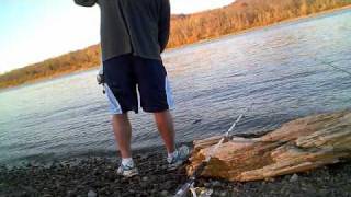 Meldahl Dam A look at Fishing the new dam [upl. by Lasala]