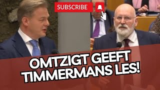 Omtzigt SLOOPT Timmermans Timmermans is WOEST [upl. by Festatus]