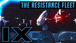 The Resistance Fleet in Episode 9  Star Wars Speculation [upl. by Haorbed]