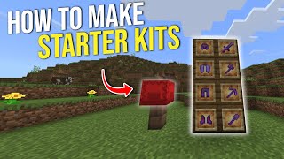 How to Make Starter Kits in Minecraft Bedrock [upl. by Cris]