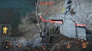 Fallout 4 Mirelurk Queen booby trap [upl. by Frasier735]