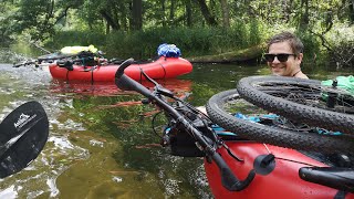 Bikerafting Brdą [upl. by Rossen]