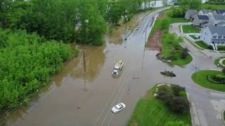 Flood at Hwy N Cottleville [upl. by Ahsirk]