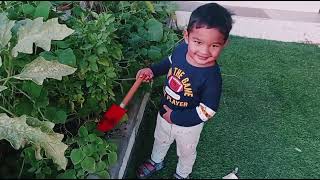 Parenting with Evanparenting youtube cutebaby baby healthy gardening [upl. by Pauiie743]