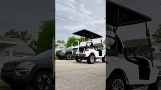 Snowstorm Club Car Onward shorts golfcart clubcar onward liveonward movingonward golfcart [upl. by Oirad]