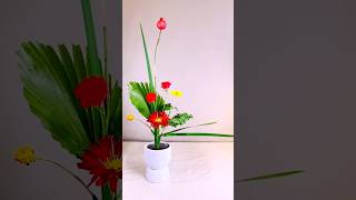 Ikebana Flower Arrangement diy flowers [upl. by Monahon]