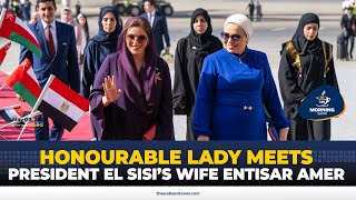 TAS Morning Show Honourable Lady meets President El Sisi’s wife Entisar Amer in Egypt [upl. by Plate270]