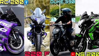 MODIFIED BIKE💢DUKE 390🔕NS 200 PULSAR 220 ktm rc 390 [upl. by Aeynod]