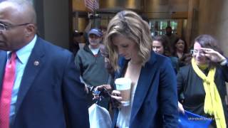 Stana Katic leaves the SiriusXM Radio studio  Oct 7 2013 HD [upl. by Gavette]