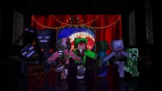 【MMD】ハロウィンっぽくCrazy ∞ nighT【Minecraft】 [upl. by Nylessej]