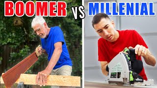 I challenged a 78 year old to a build off [upl. by Heinrike]