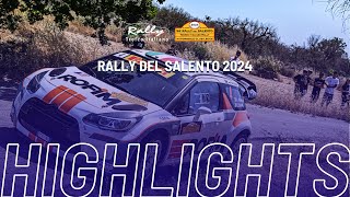 T I Rally Rally del Salento 2024 Highlights [upl. by Aicirtan554]