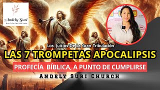 🔥 LAS 7 TROMPETAS EXPLICACIÓN BÍBLICA  Andely Suri arrebatamiento apocalipsis [upl. by Nerrawed]