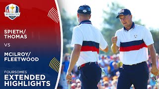 SpiethThomas vs McIlroyFleetwood Extended Highlights  2023 Ryder Cup [upl. by Territus]