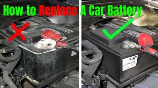 How to Replace a Car Battery [upl. by Kcirdla]