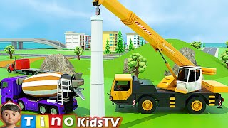 Playing with Diggers Outside Toy Construction Trucks for Kids  JackJackPlays [upl. by Helbona]