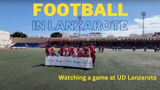 Watching Football In Lanzarote UD Lanzarote [upl. by Ahsiekram]