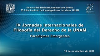 IV Jornadas Internacionales de Filosofía del Derecho de la UNAM 39 IIJUNAM [upl. by Coe471]