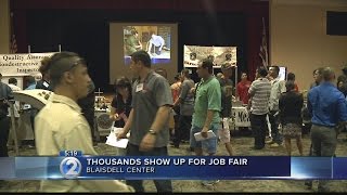 Thousands attend Blaisdell job fair despite Hawaii’s low unemployment [upl. by Ayerdna]