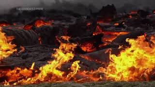 Fagradalsfjall volcano erupts in southwest Iceland [upl. by Nowtna]