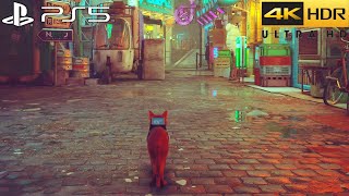 Stray PS5 4K 60FPS HDR Gameplay  Full Game [upl. by Naoh]