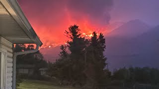 Pretty alarming Structures destroyed by wildfire south of Golden [upl. by Assele]