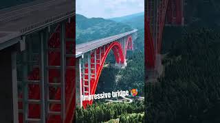 Longest most difficult bridge construction 🥵automobile trendingshorts [upl. by Yrellam550]