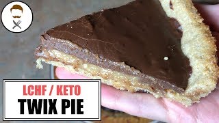 quotTwixquot Pie  The Keto Kitchen [upl. by Akinehc807]