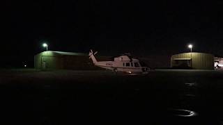 Sikorsky S76 night landing at Bulverde Airpark Just like Kobe Bryants helicopter [upl. by Ylicic772]