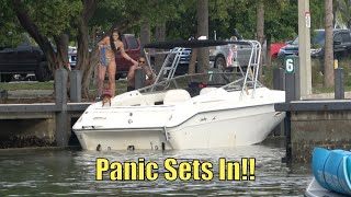 Panic Sets In  Miami Boat Ramps  79th St [upl. by Bradan]