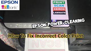 Paano ayusin ang kulay sa Epson Printer  How To Fix Incorrect Missing Color  Epson Printer L3250 [upl. by Aurilia]